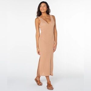 Roxy V-Neck Knit Dress